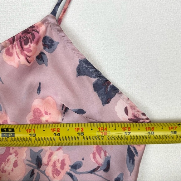 Free People Intimately Easy to Love Maxi Slip Dress Floral Roses Print - Picture 7 of 9